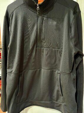 Merrell Men's Large Performance Lightweight Quarter Zip Casual Sweatshirt Jacket